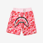 A Bathing Ape Camouflage Shark Sweatshorts Pink