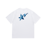 T-Shirt A Bathing Ape White & Blue STA