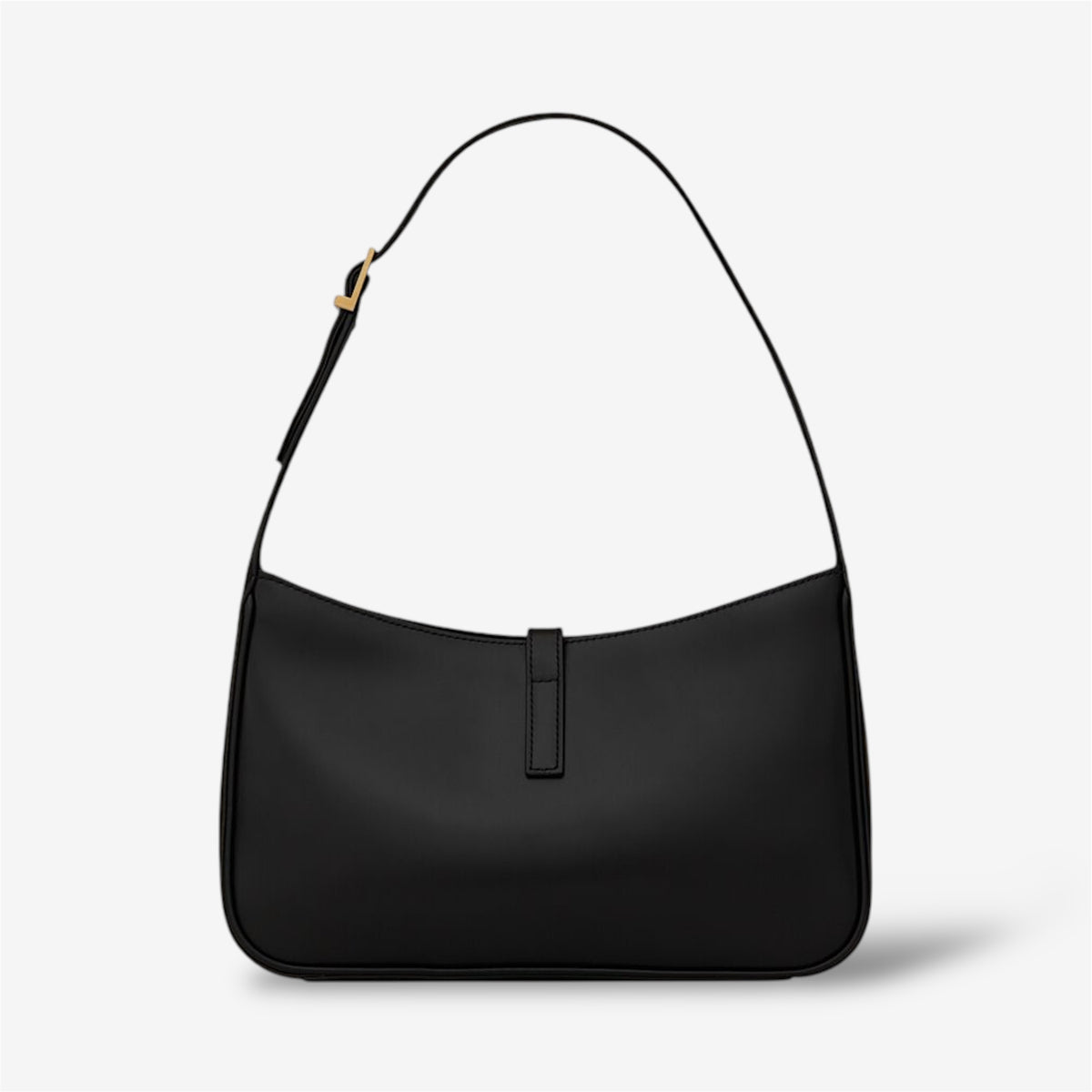 Hobo bag Saint Laurent Le 5 A 7 smooth leather black