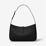Hobo bag Saint Laurent Le 5 A 7 smooth leather black