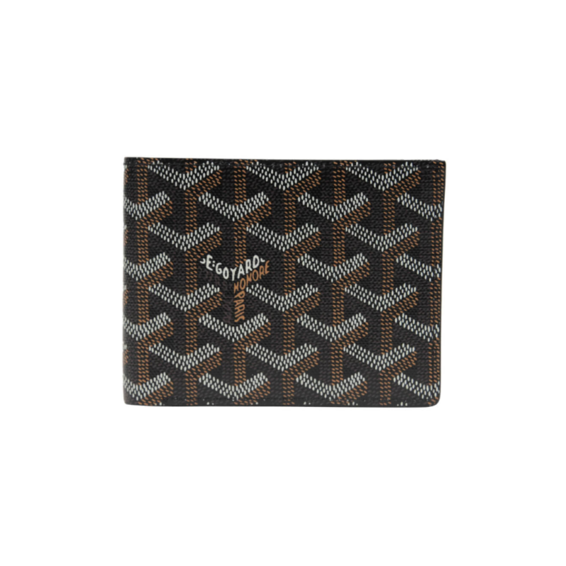 Goyard Black Goyardine Coated Canvas Victoire Wallet