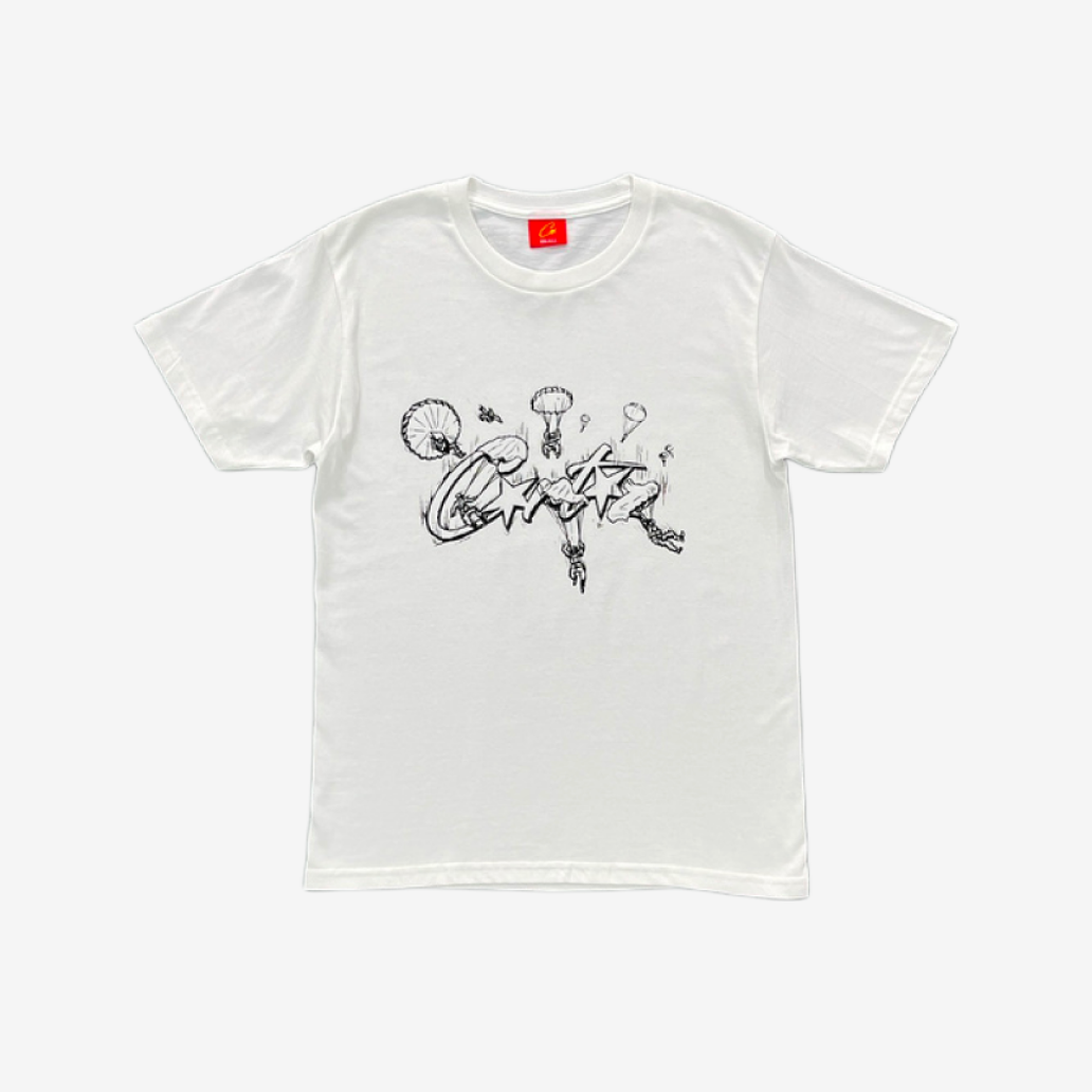 T-Shirt Corteiz RTW Allstarz Skydiver White