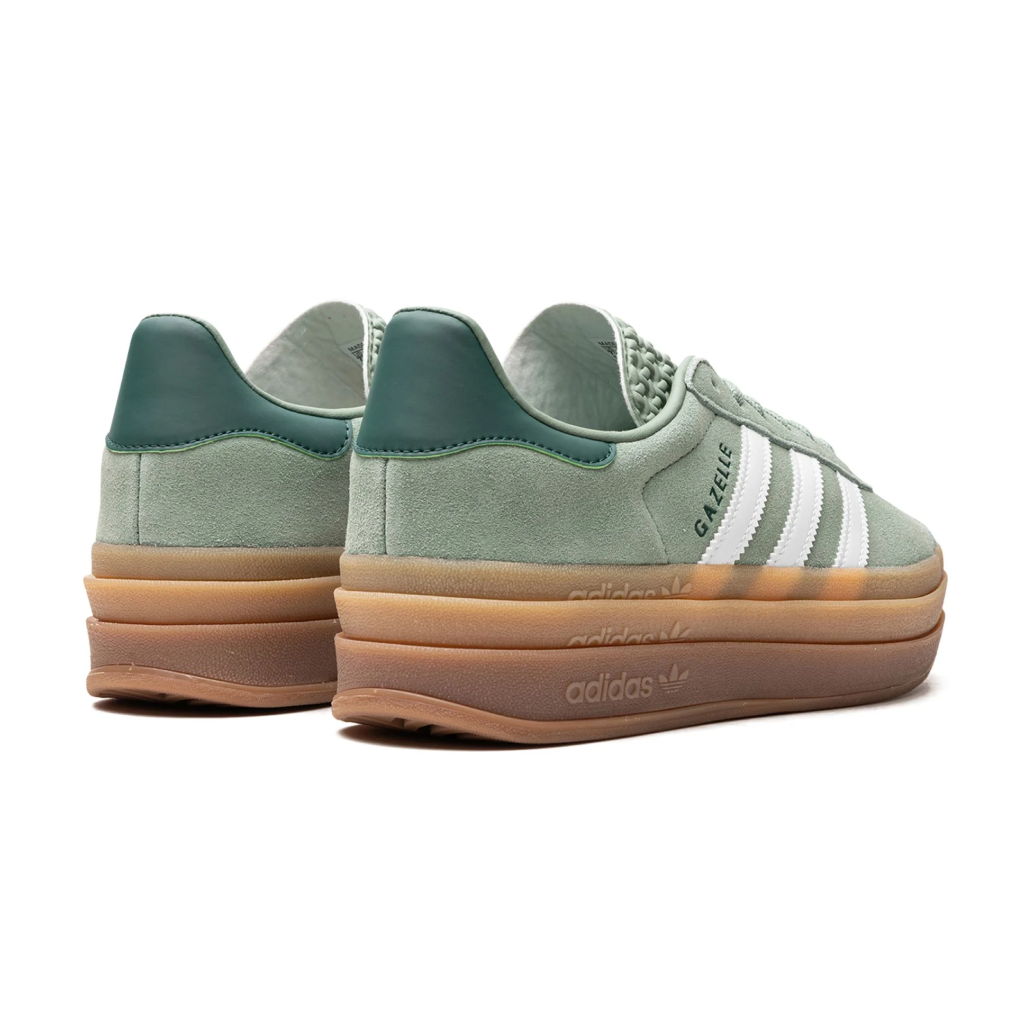 Adidas Gazelle Bold Silver Green