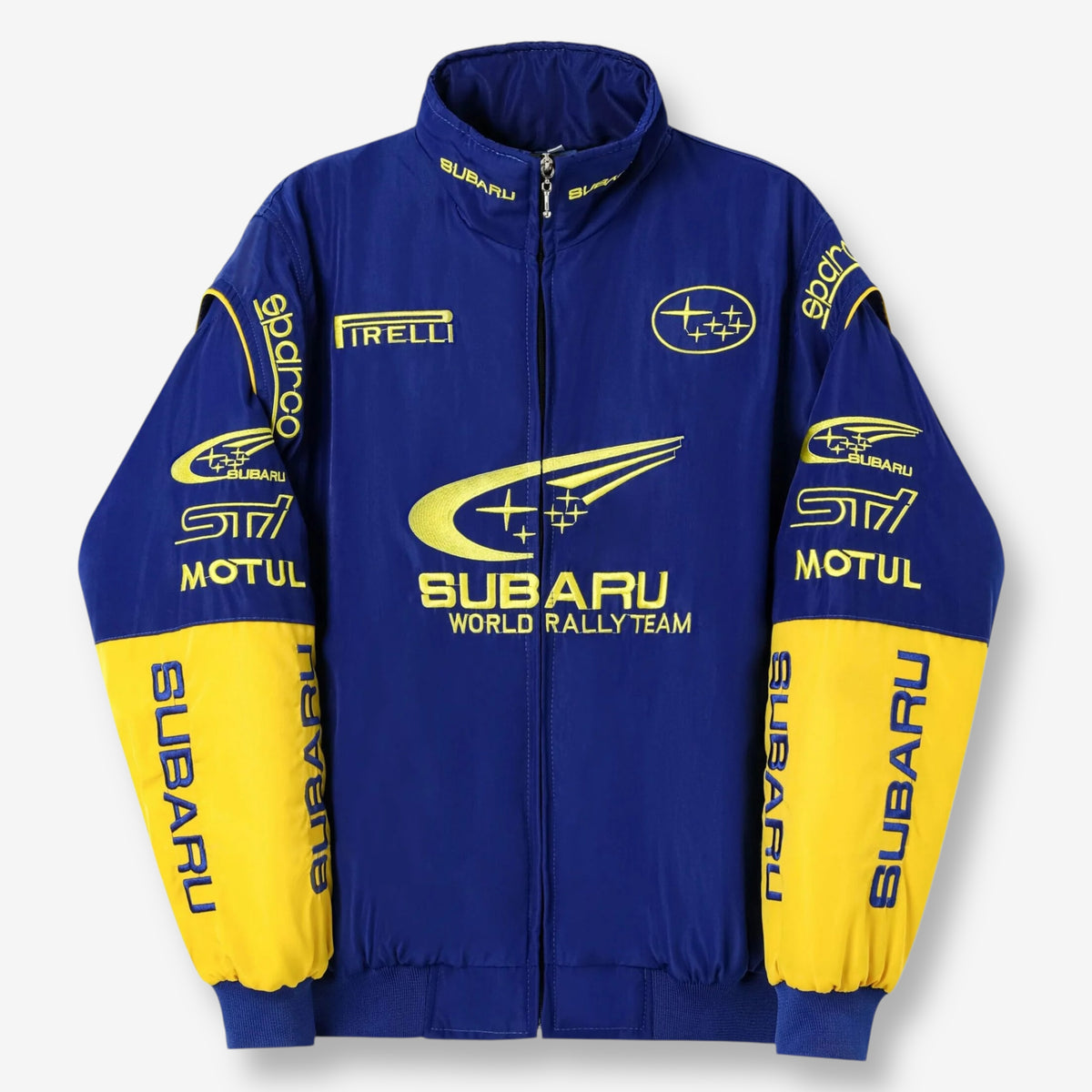 Subaru Blue Yellow Racing Jacket