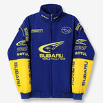 Subaru Blue Yellow Racing Jacket