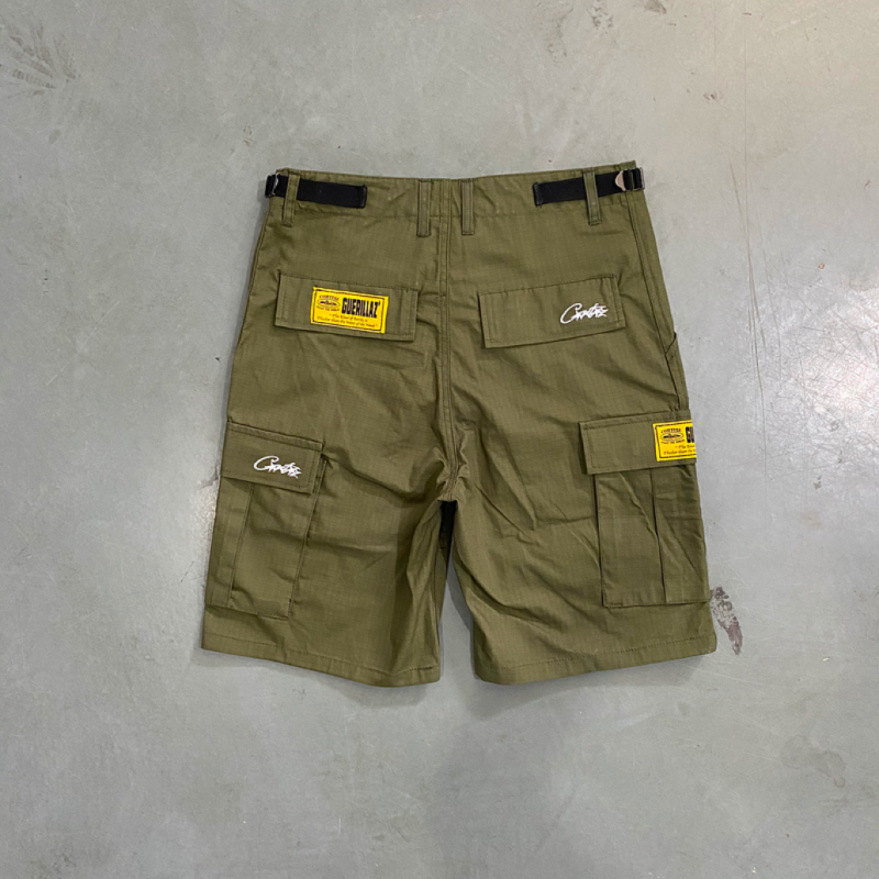 Corteiz 2.0 Cargo Shorts Green