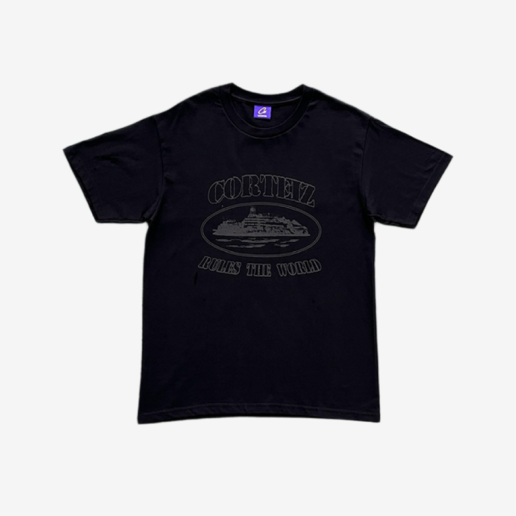T-Shirt Corteiz Rules The World Black