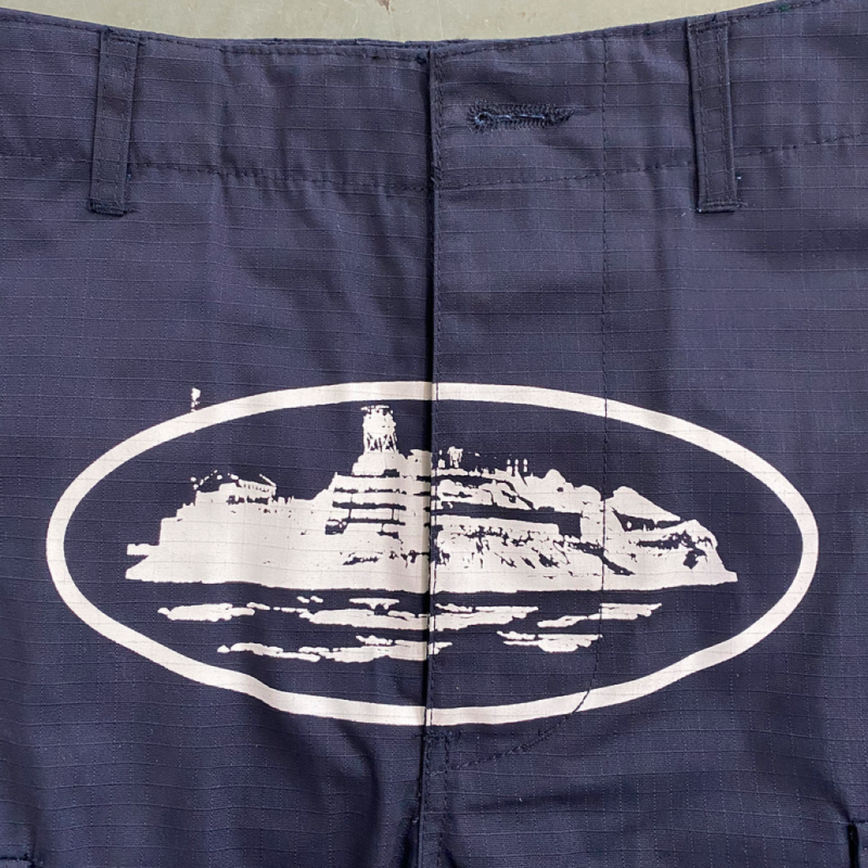 Corteiz 2.0 Cargo Shorts Blue