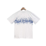 T-Shirt Amiri White Splatter Drip Logo