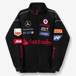 Mercedes Santander Black Racing Jacket