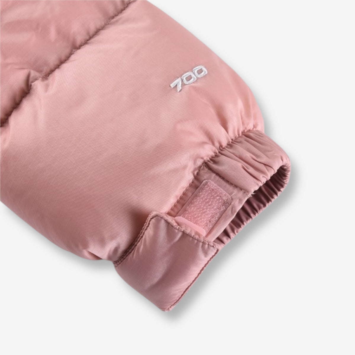 The North Face 1996 Retro Nuptse Jacket – Light pink with black upper panel