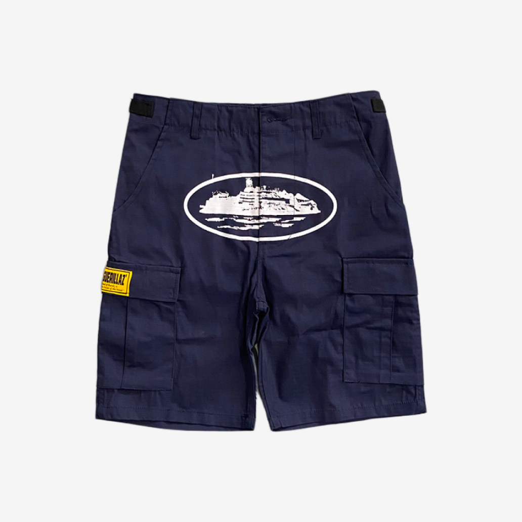 Corteiz 2.0 Cargo Shorts Blue