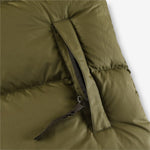 The North Face 1996 Retro Nuptse Jacket – Olive green with dark olive upper panel.