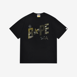 T-Shirt A Bathing Ape Black & Green STA
