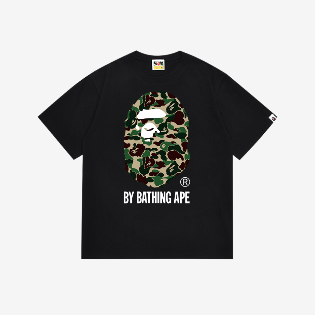 T-Shirt A Bathing Ape Black Military