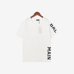 T-Shirt Balmain Paris White Arm Logo