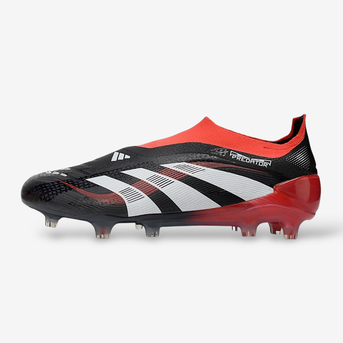 Adidas Predator Accuracy+ FG “Black/White/Solar Red”
