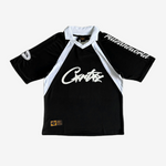 T-Shirt Corteiz Allstarz Football Jersey Black & White