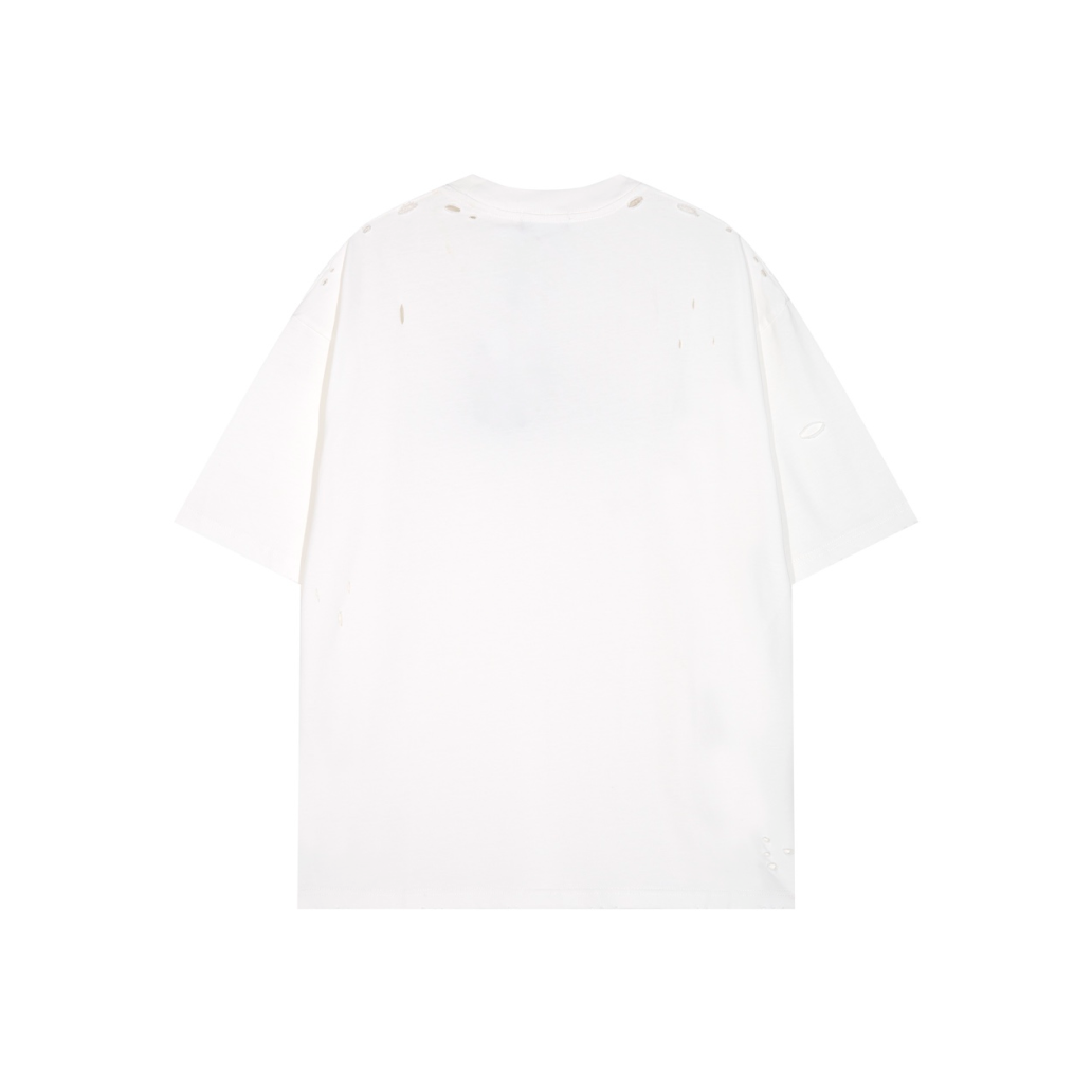 T-Shirt Balenciaga White BB Crown Logo Tee