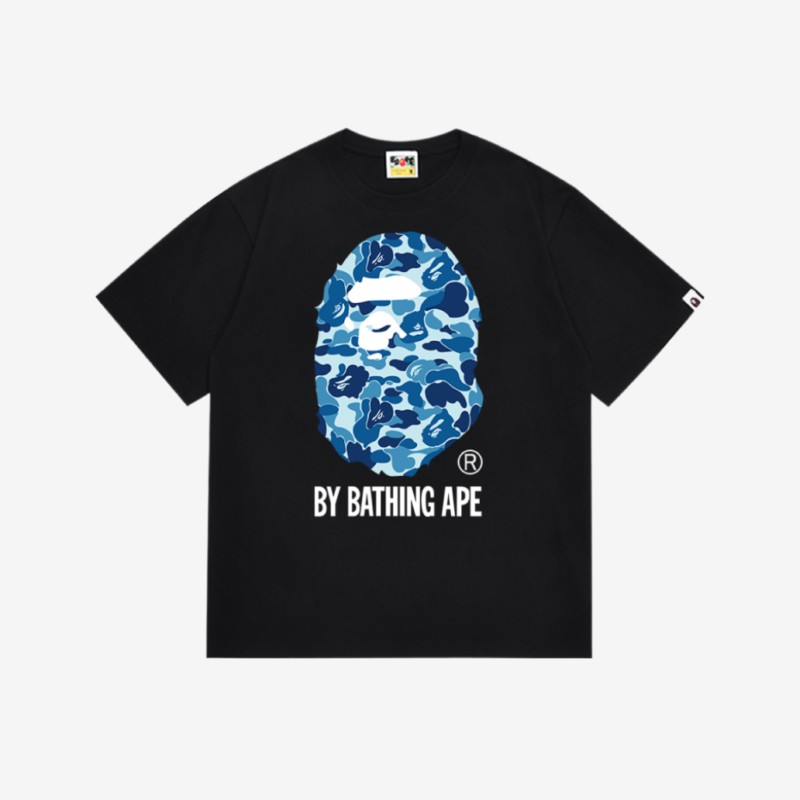 T-Shirt A Bathing Ape Black & Blue