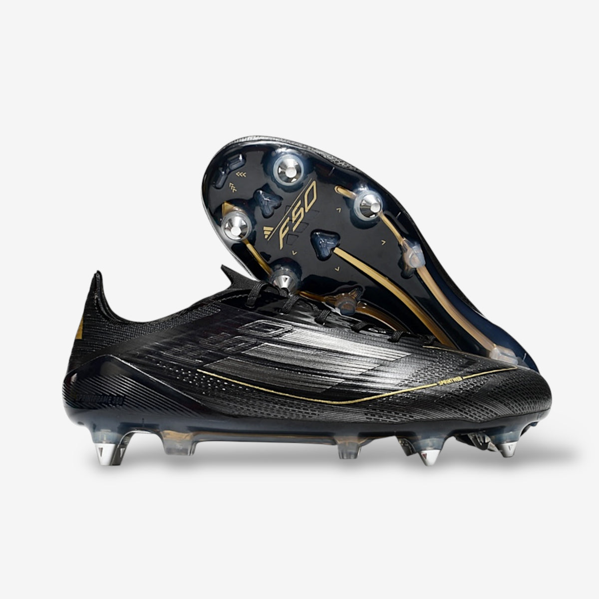 Adidas X Crazyfast.1 FG “Core Black/Core Black/Gold Metallic”