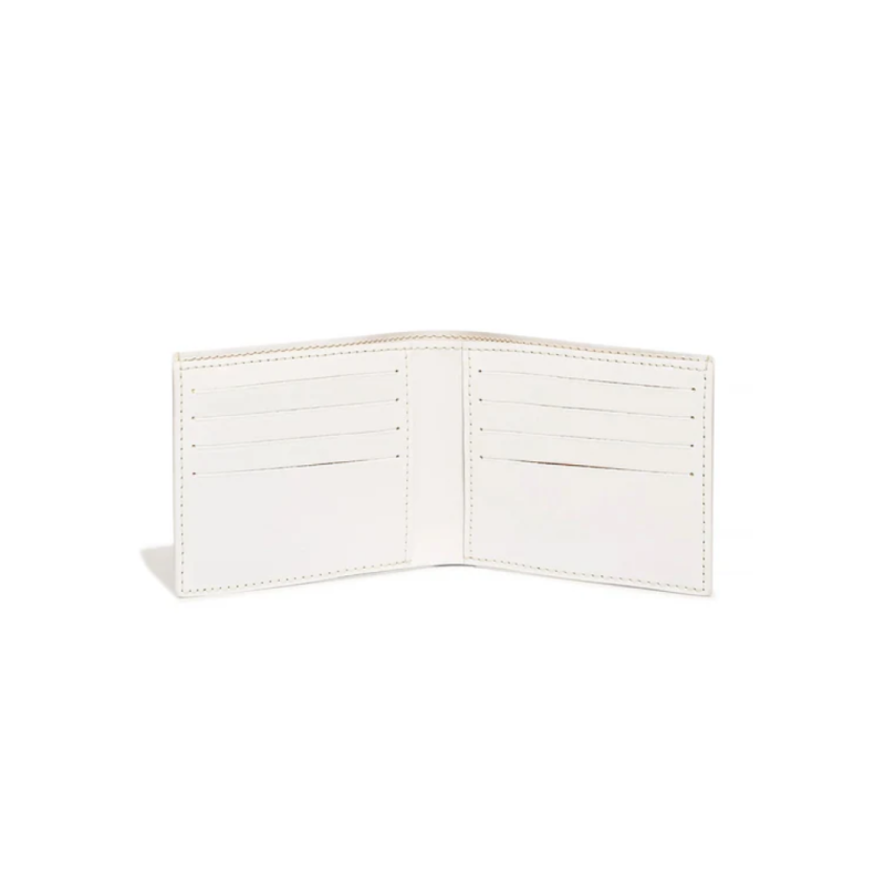 Goyard White Goyardine Coated Canvas Victoire Wallet