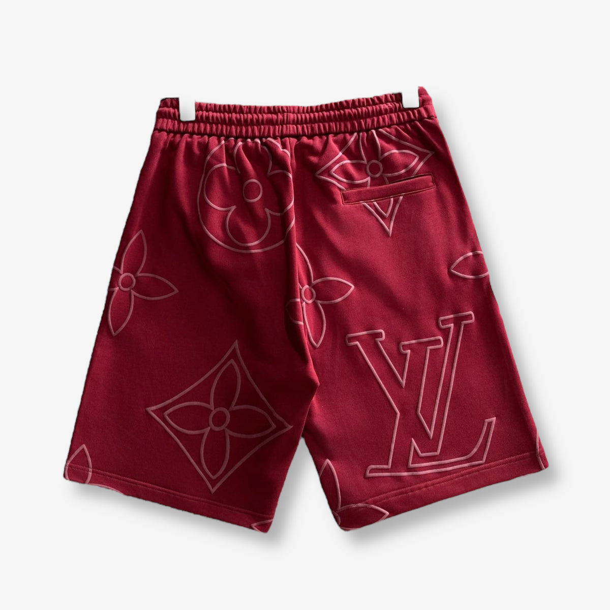 Louis Vuitton Monogram Red Shorts