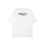 T-Shirt Balenciaga White Political Logo