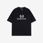 T-Shirt Balenciaga Black BB Crown Logo Tee