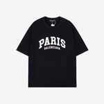 T-Shirt Balenciaga Black Paris Logo