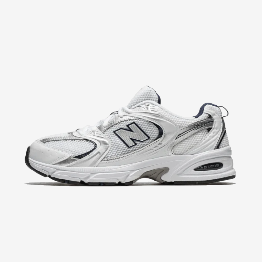 New Balance 530 White Grey Navy