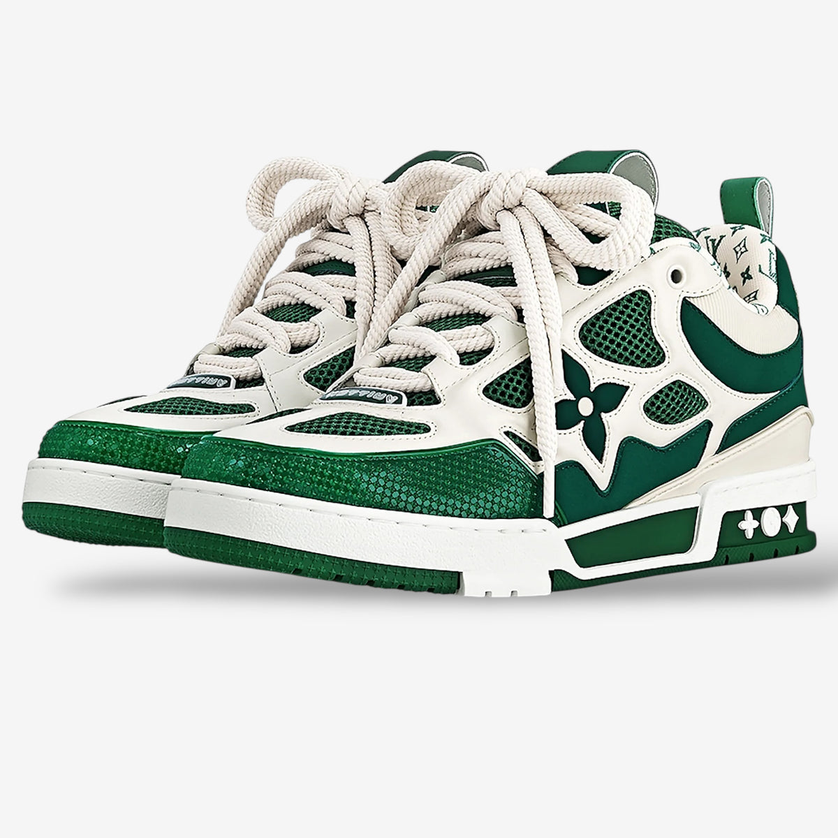 Louis Vuitton LV Skate Monogram Trainer Green Sneaker