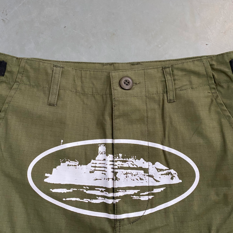 Corteiz 2.0 Cargo Shorts Green