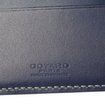 Goyard Dark Blue Goyardine Coated Canvas Victoire Wallet