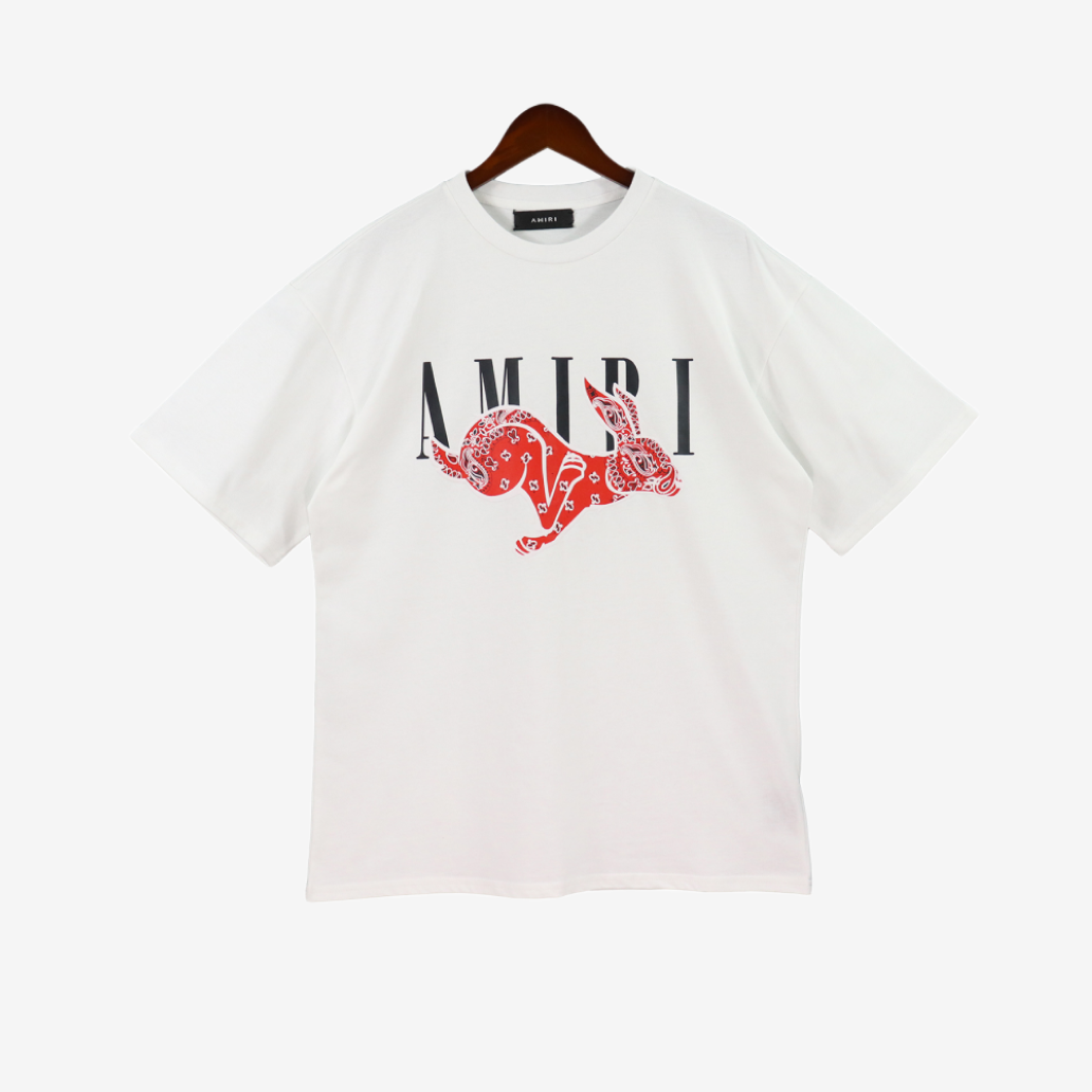 T-Shirt Amiri White Rabbit Logo