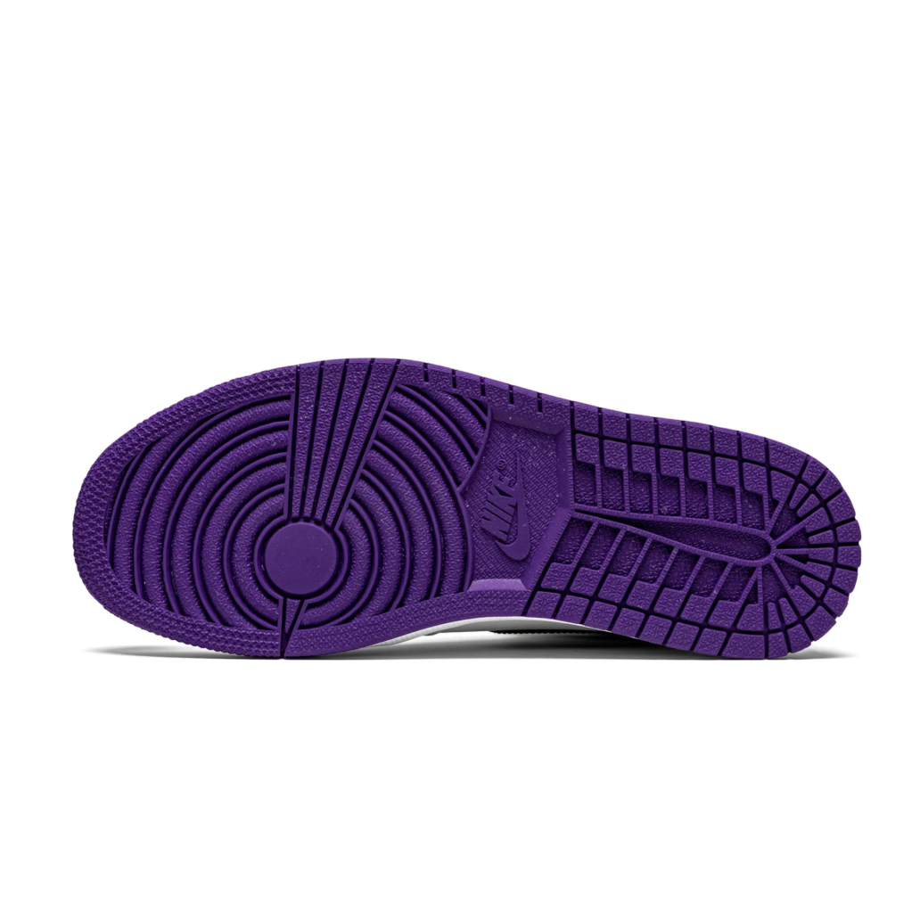 Nike Air Jordan 1 High White Court Purple