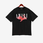 T-Shirt Amiri Black Rabbit Logo