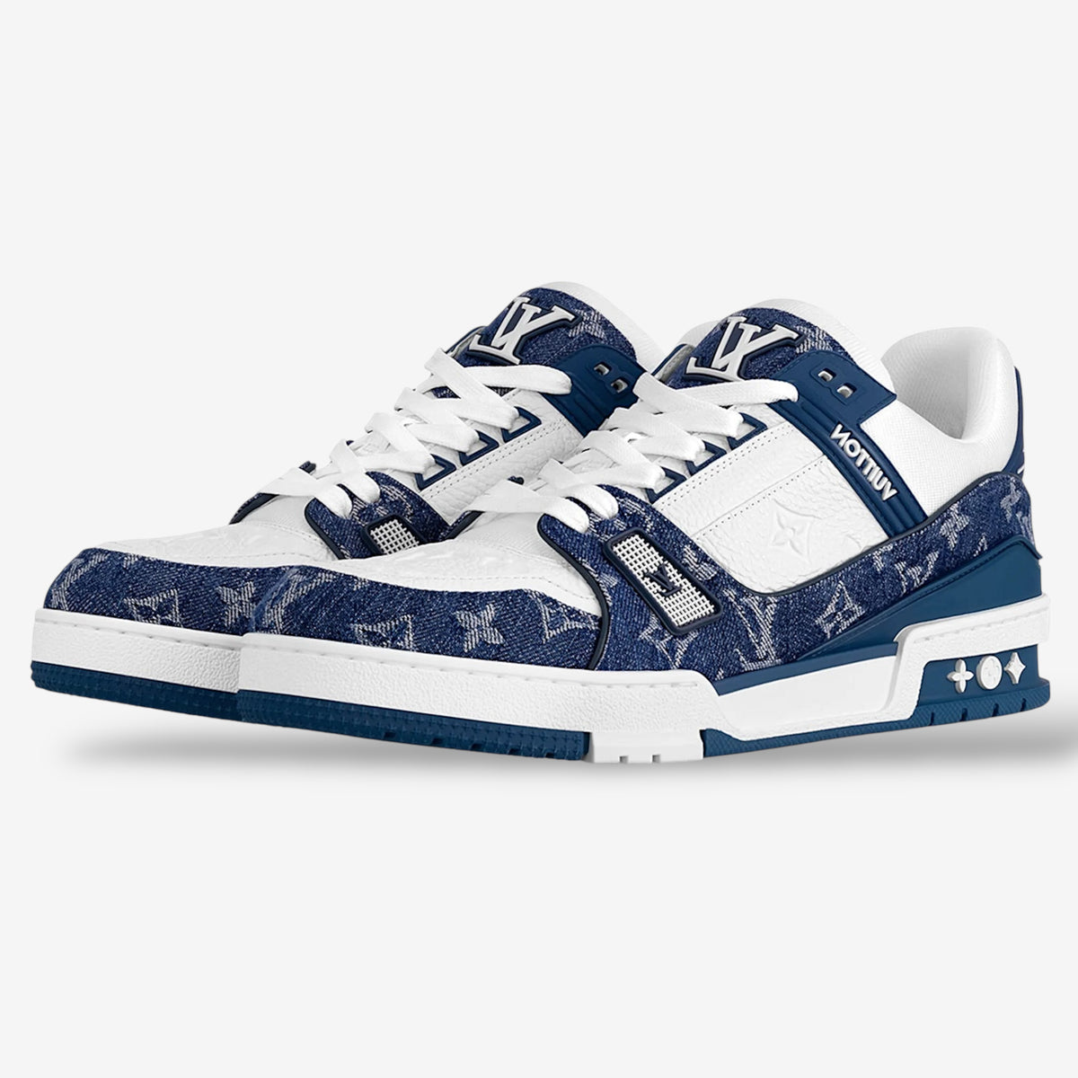 Louis Vuitton LV Monogram Blue Denim Sneaker