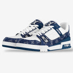 Louis Vuitton LV Monogram Blue Denim Sneaker