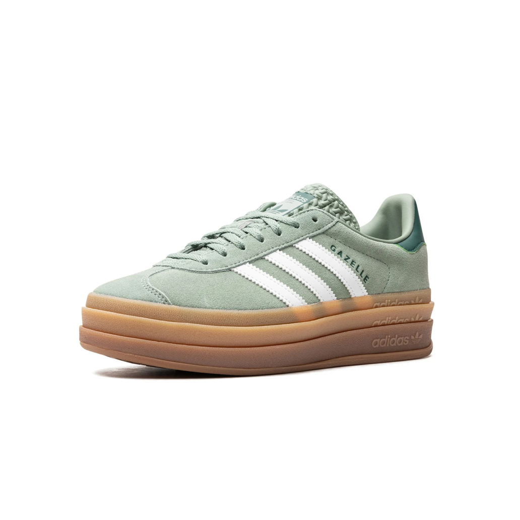 Adidas Gazelle Bold Silver Green