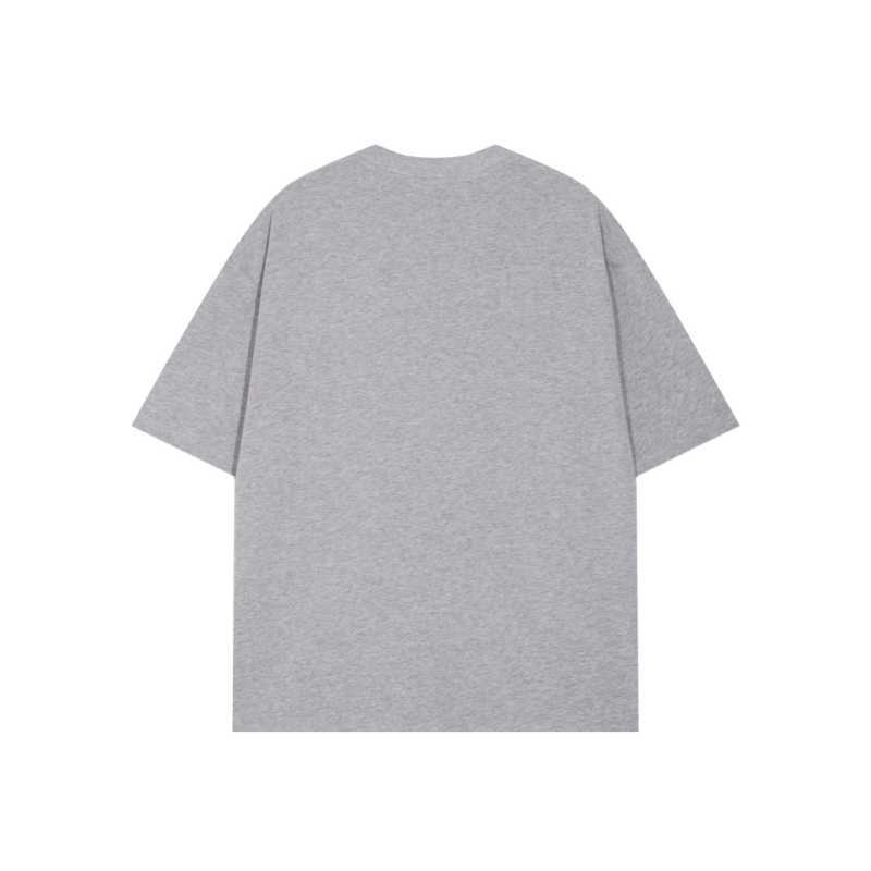 T-Shirt Balenciaga Grey BB Crown Logo Tee