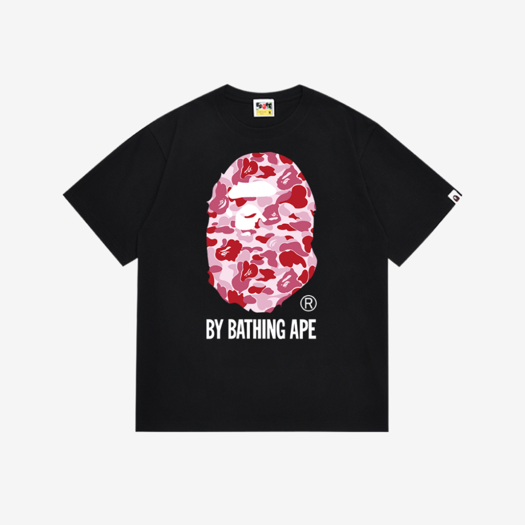 T-Shirt A Bathing Ape Black & Pink