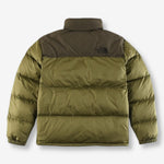 The North Face 1996 Retro Nuptse Jacket – Olive green with dark olive upper panel.