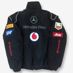 Mercedes Santander Black Racing Jacket