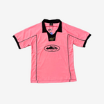 T-Shirt Corteiz Talismo Football Jersey Pink & Black