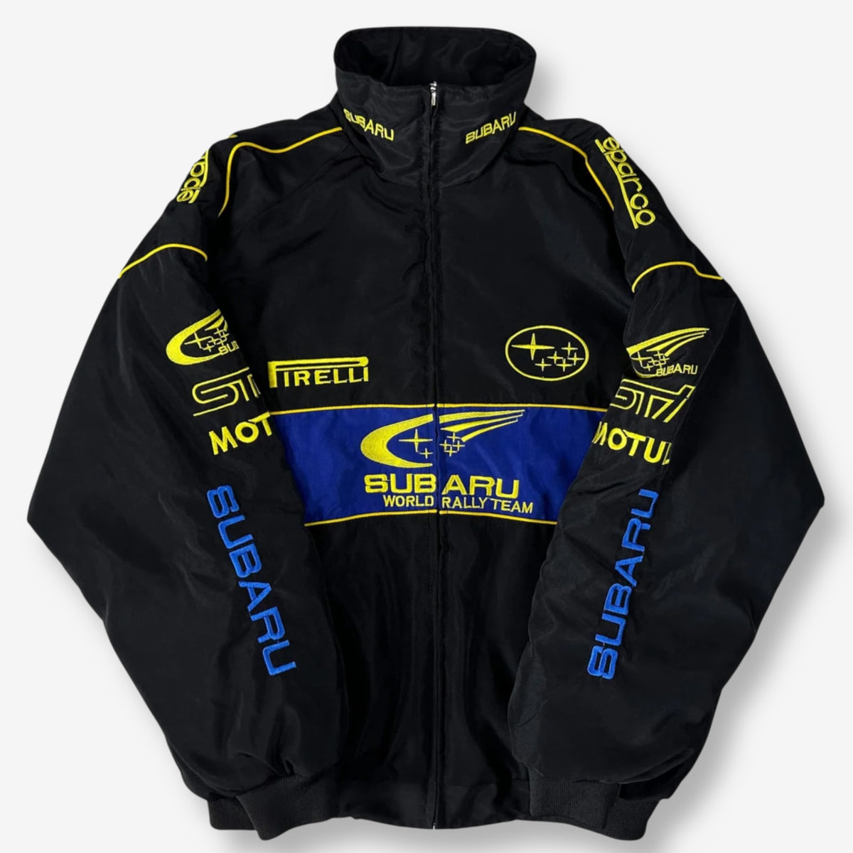 Subaru Black Blue Racing Jacket