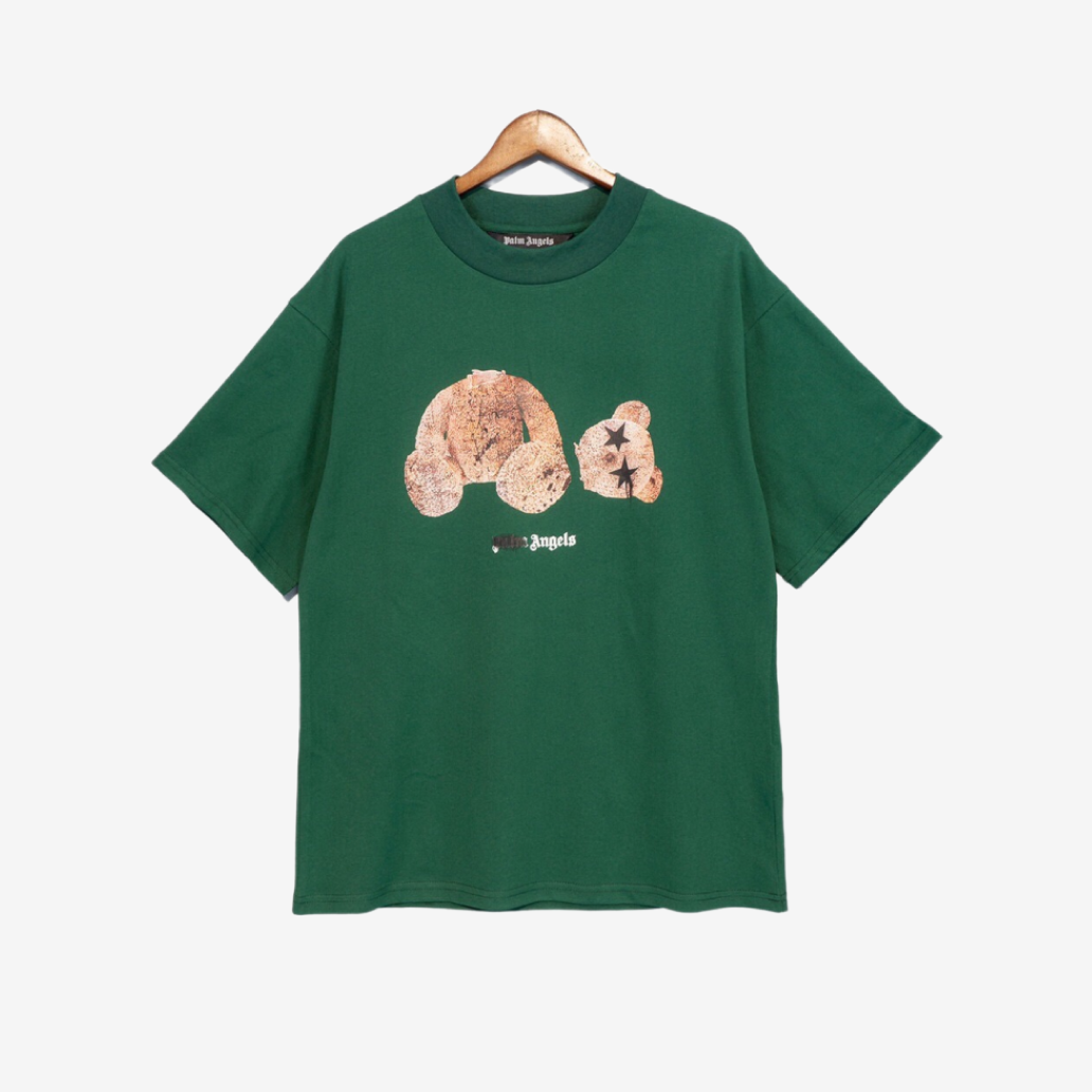 T-Shirt Palm Bear Angels Spray Green