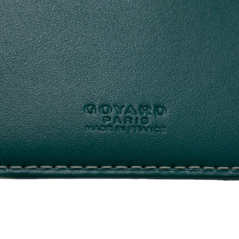 Goyard Green Goyardine Coated Canvas Victoire Wallet