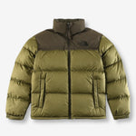 The North Face 1996 Retro Nuptse Jacket – Olive green with dark olive upper panel.