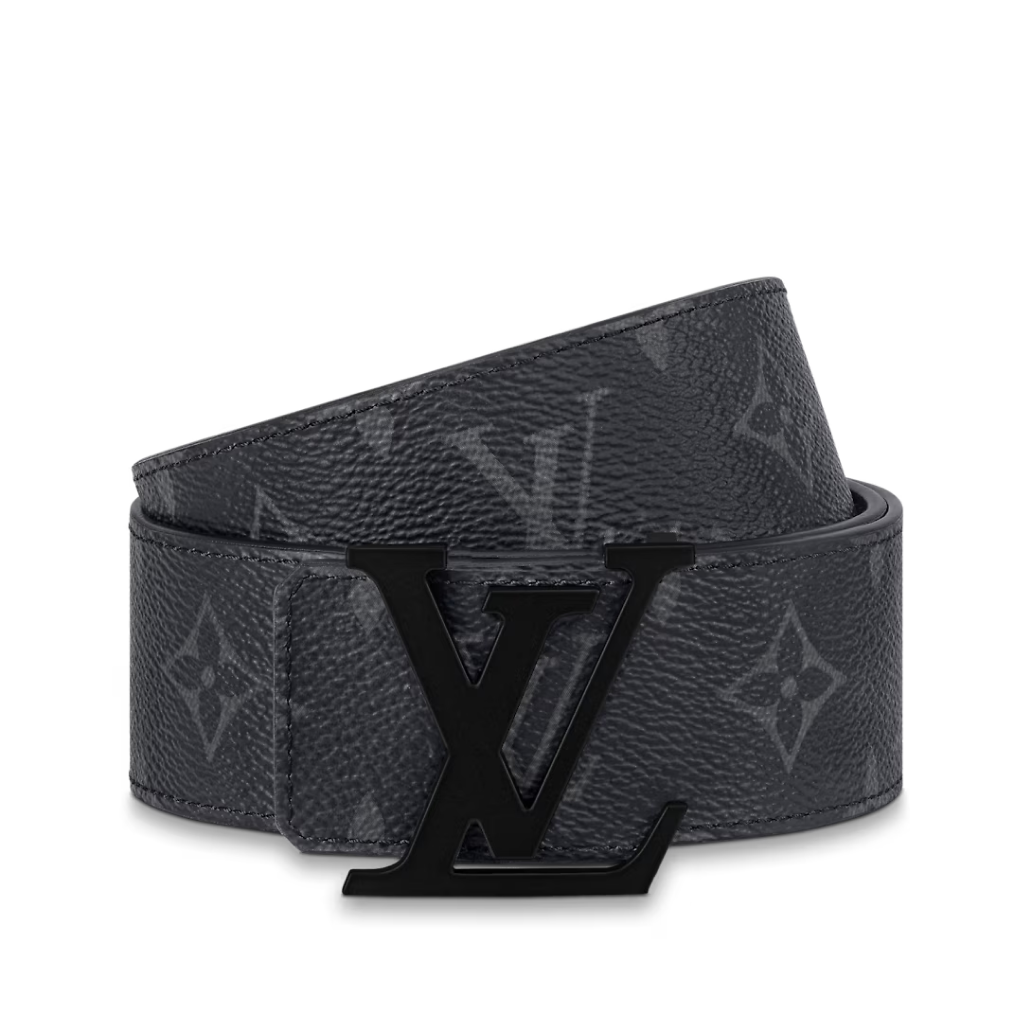 Louis Vuitton Initials 40mm Matte Black Belt